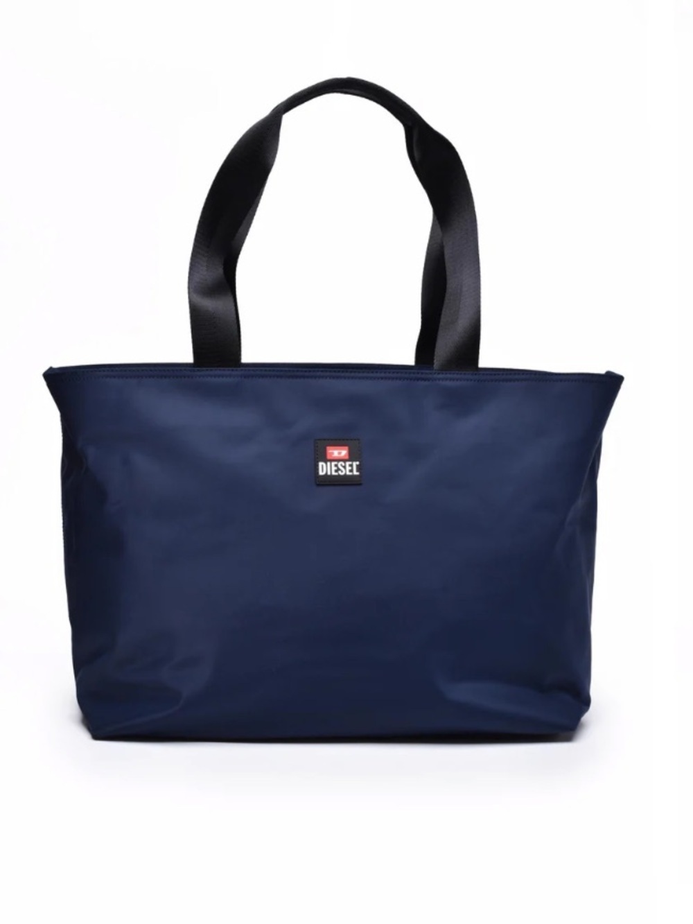 Diesel Navy Blue Duffel Tote with Black Handles